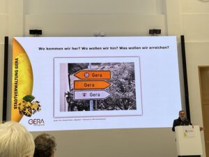 Aktiv gegen Armut, Oberbürgermeister Julian Vonarb der Stadt Gera